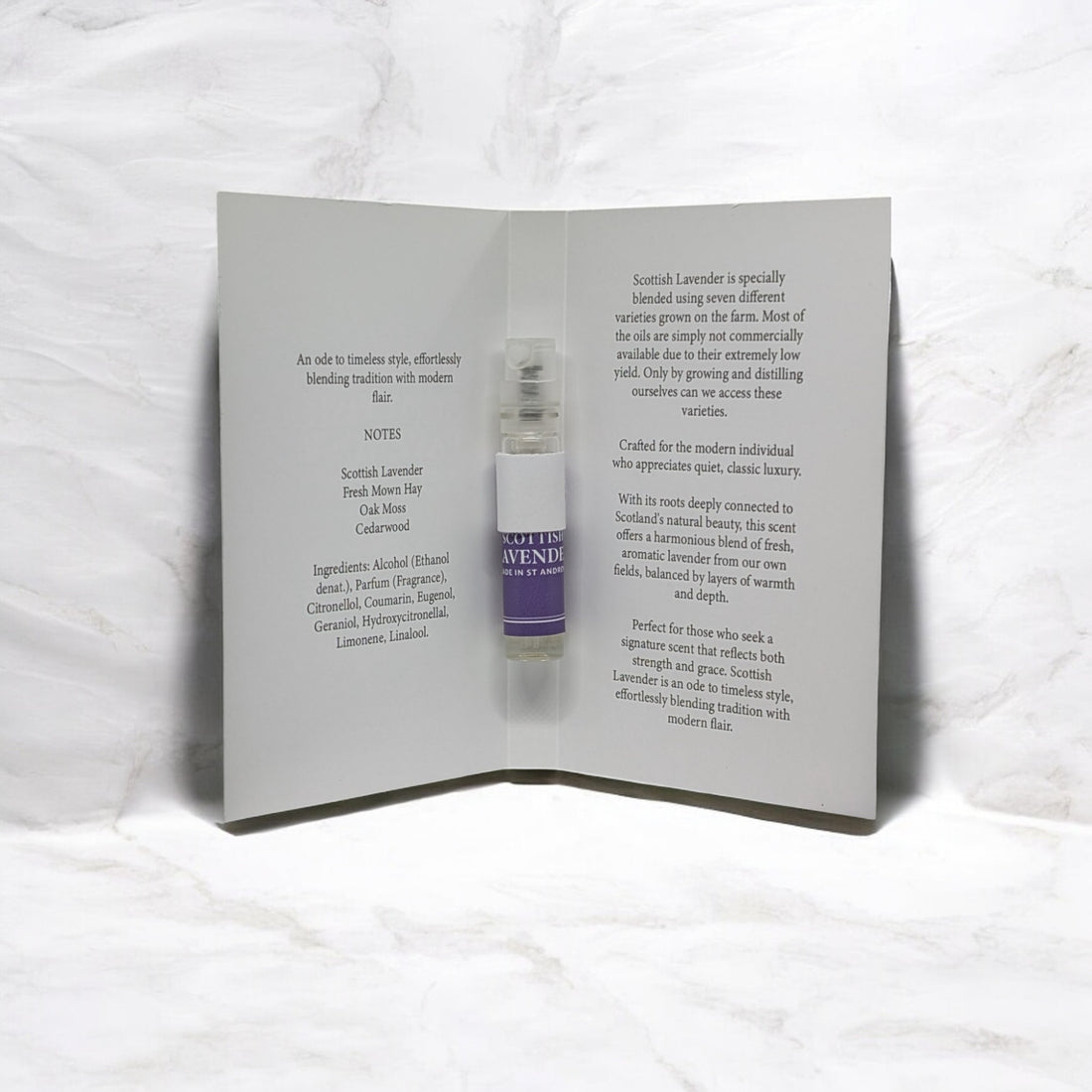 Perfume Sample Box - 5 Artisan Fragrances Inspired by Scotland